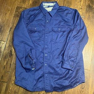 L.L. Bean Flannel lined Traditional Fit button up Shirt